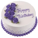 Happy Birthday Beautiful White Cake 2014